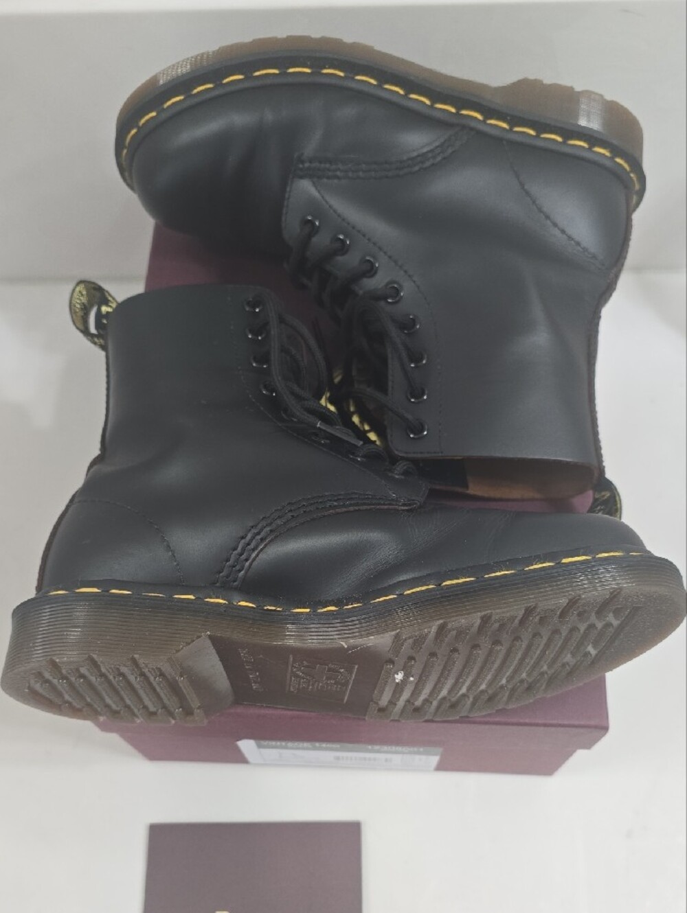 MIE Dr. Martens Made In England Vintage 1460 Quilon Boots UK 5 - Picture 8 of 16